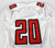 2019 Texas Tech Red Raiders #20 Game Issued Ps Used White Jersey 150 P NP R 44 2