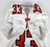 2018 Texas Tech Red Raiders #33 Game Issued Ps Used White Jersey 150 P NP R 46 4