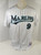 2011 Florida Marlins John Raynor #9 Game Used White Jersey AFL 48 DP14295