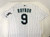 2011 Florida Marlins John Raynor #9 Game Used White Jersey AFL 48 DP14295
