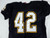 Marin Football #42 Game Used Black Jersey XL DP66601
