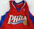 2008-09 Philadelphia 76ers Blank Game Issued Red Jersey 44+2 DP68956