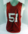 1990s Atlanta Hawks #51 Game Issued Red White Practice Jersey 2XL DP62043