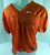 North Carolina Tar Heels UNC Game Used Orange Practice Football Jersey 462