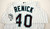 2002 Florida Marlins Rick Renick #40 Game Used White Jersey DP07065