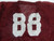 North Carolina Tar Heels UNC #88 Game Used Red Practice Football Jersey 610