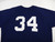 1998 Detroit Tigers Juan Encarnacion #34 Game Issued Navy Jersey BP 4
