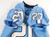 2008-12 North Carolina Tar Heels UNC #20 Game Used Blue Jersey NP Rem 44 DP54492