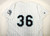 1997 Florida Marlins #36 Game Used White Jersey Nameplate JRD D Removed 7