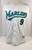 2002 Florida Marlins Andy Abad #9 Game Issued White Jersey Vest 46 DP14198