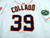 2017 Greeneville Astros Willy Collado #39 Game Used White Jersey 46 048