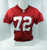 1995 San Francisco 49ers Oliver Barnett #72 Game Issued Red Jersey 50 DP30190