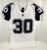 2017 Dallas Cowboys Anthony Brown #30 Game Issued White Jersey Color Rush 9437