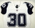 2017 Dallas Cowboys Anthony Brown #30 Game Issued White Jersey Color Rush 9437