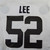 2020 Cleveland Browns Elijah Lee #52 Game Used White Practice Jersey 42 487