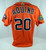 2017 Greeneville Astros Daniel Aquino #20 Game Used Orange Jersey DP08063