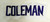 Minnesota Vikings Coleman Game Issued White Name Plate DP14900