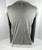 New Women Ladies New York Knicks Grey Long Sleeve Shirt Out Cold Shoulder M NWT