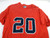 2008 Gwinnett Braves Jonny Venters #20 Game Used Red Jersey XL DP44086