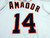 2017 Greeneville Astros Wilson Amador #14 Game Used White Jersey 46 DP35077