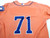 2013-19 Houston Astros #71 Game Used Orange Jersey Name Plate Removed 44 DP23631