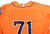 2013-19 Houston Astros #71 Game Used Orange Jersey Name Plate Removed 44 DP23631