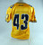 2000s North Carolina A&T Aggies #43 Game Issued Yellow Jersey XL 405