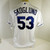2020 Kansas City Royals Eric Skoglund #53 Game Issued White Jersey DG Patch 07