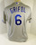 2020 Kansas City Royals Pedro Grifol #6 Game Issued Pos Used Grey Jersey DG P 57