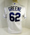 2020 Kansas City Royals Connor Greene #62 Game Issued White Jersey DG Patch 44 9