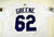 2020 Kansas City Royals Connor Greene #62 Game Issued White Jersey DG Patch 44 9