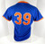 1980's New York Mets #39 Game Used Blue Jersey Minor League 44 DP04186