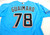 Miami Marlins Albert Guaimaro #78 Game Used Blue Jersey 46 DP22220