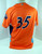 2020 Midwest League All Star Game Eastern Team #35 Game Issued Orange Jersey 58