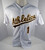 2018 Oakland Athletics Franklin Barreto #1 Game Issued White Jersey 50th P 503