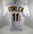 2019 Oakland A's Athletics Dustin Fowler #11 Game Issued White Jersey 150 P 1534