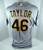2019 Oakland A's Athletics Beau Taylor #46 Game Issued Grey Jersey 150 & PS P 48