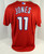 Philadelphia Phillies Jones #11 Game Used Red Jersey Ext ST XL 992
