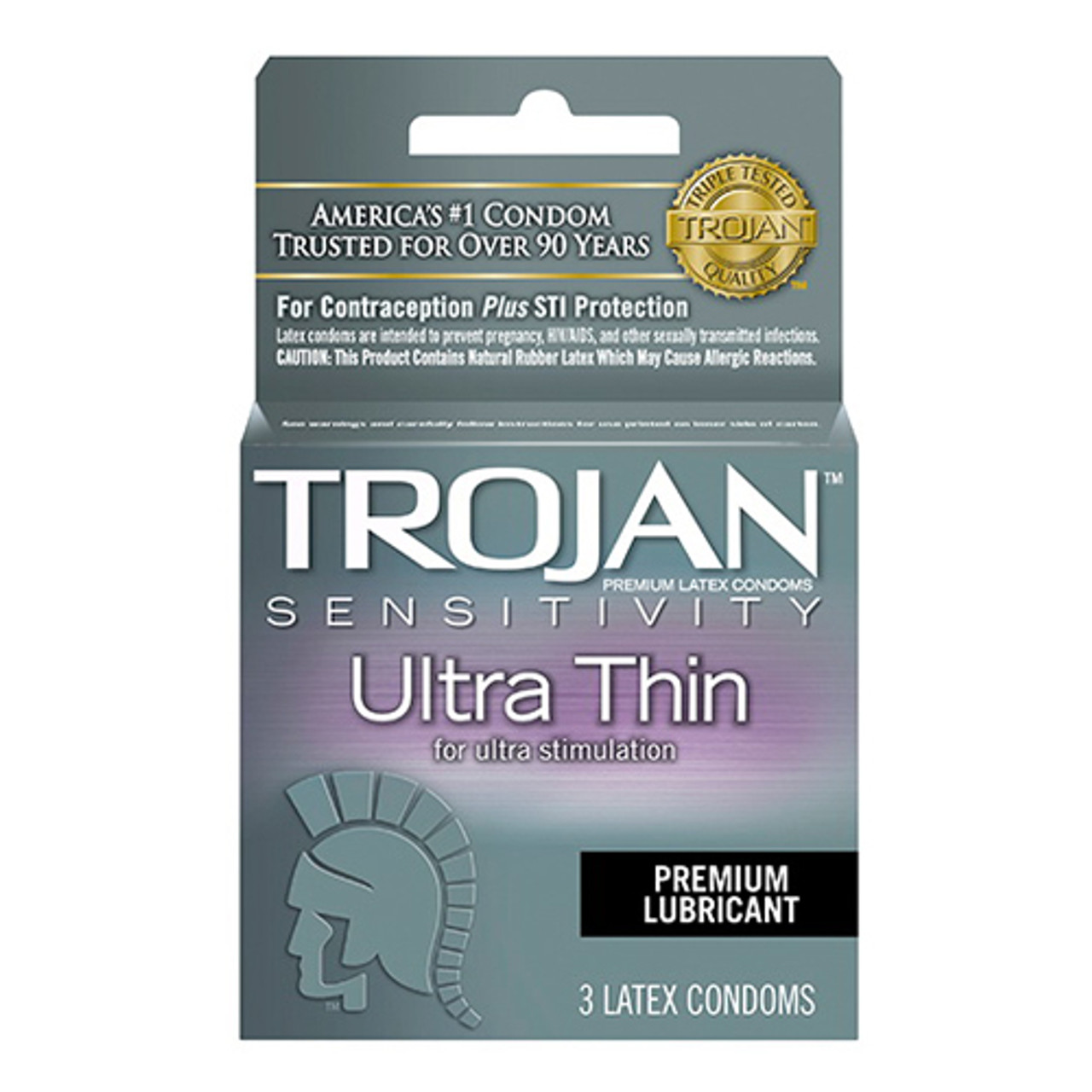 Trojan Sensitivity Premium Lubricant Condoms For Ultra Stimulation 3