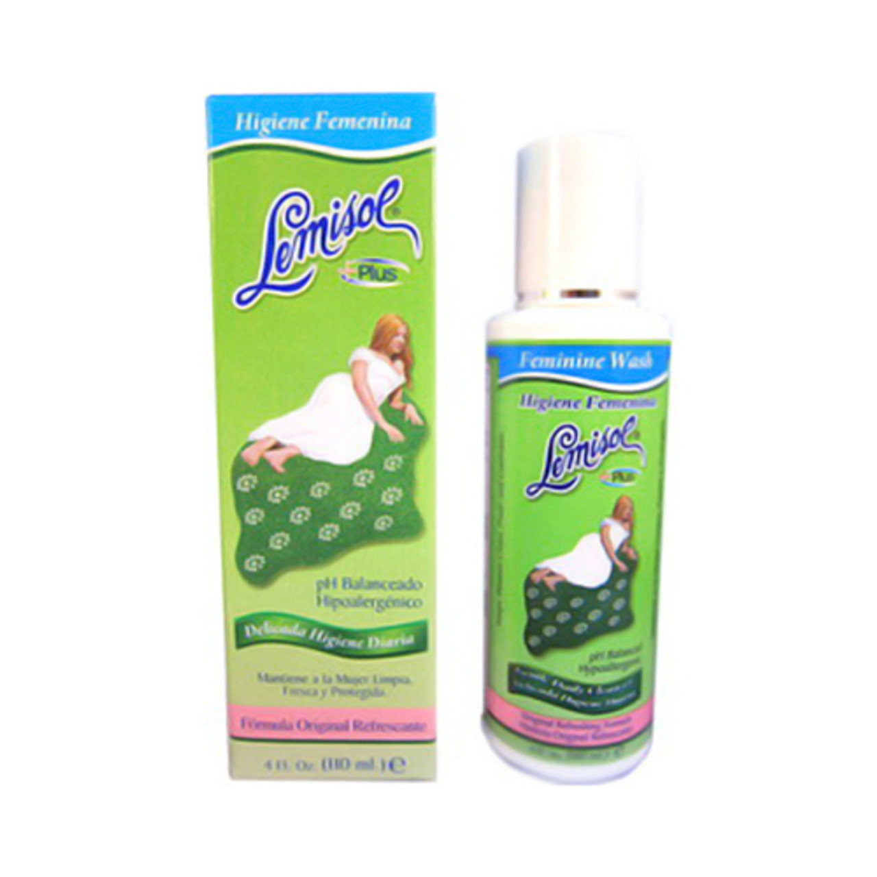 Lemisol Plus Feminine Douche Wash Gentle Daily Cleanser 16 Oz