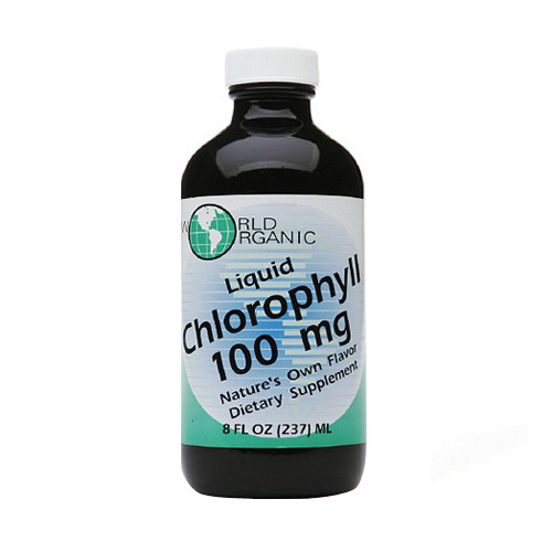 World Organic Chlorophyll 100 Mg Liquid 8 Oz