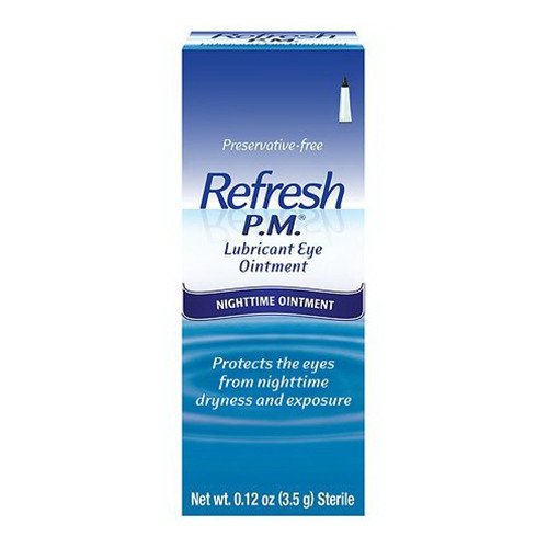 Refresh PM Lubricant Eye Ointment Nighttime Relief For Dry Eye - 3.5 Gm ...