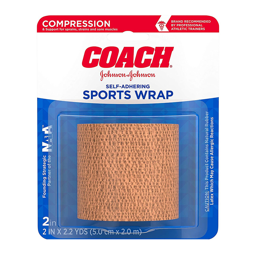 Johnson & Johnson Coach SelfAdhering Elastic Bandage 2 Inch 22 Yards, 1 Ea