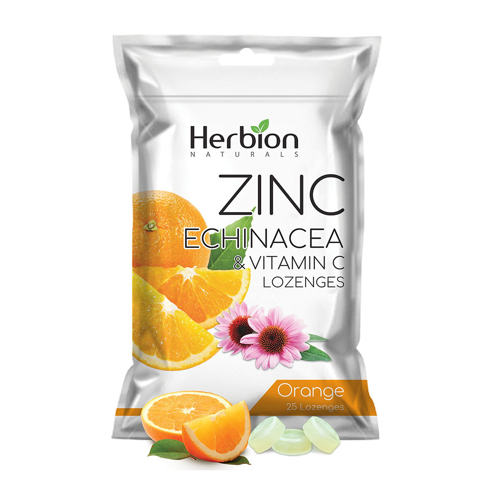 Herbion Naturals Zinc, Echinacea And Vitamin C Lozenges with Natural
