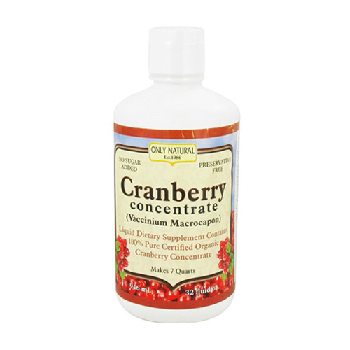 Only Natural Cranberry Concentrate Liquid 32 Oz