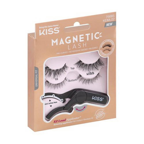 Kiss Eyelashes with Ez Load Applicator Kit, 1 Ea