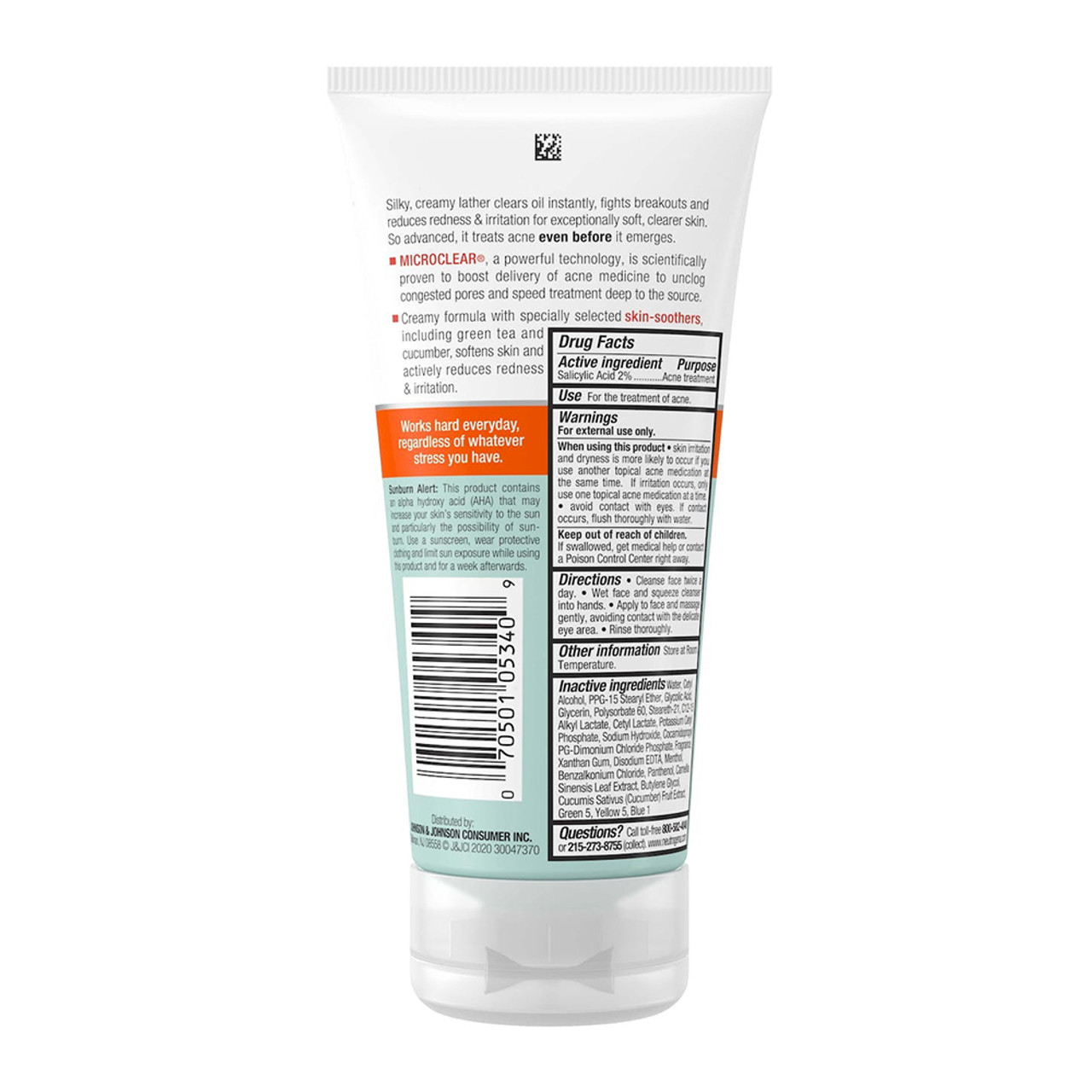 neutrogena face wash acne