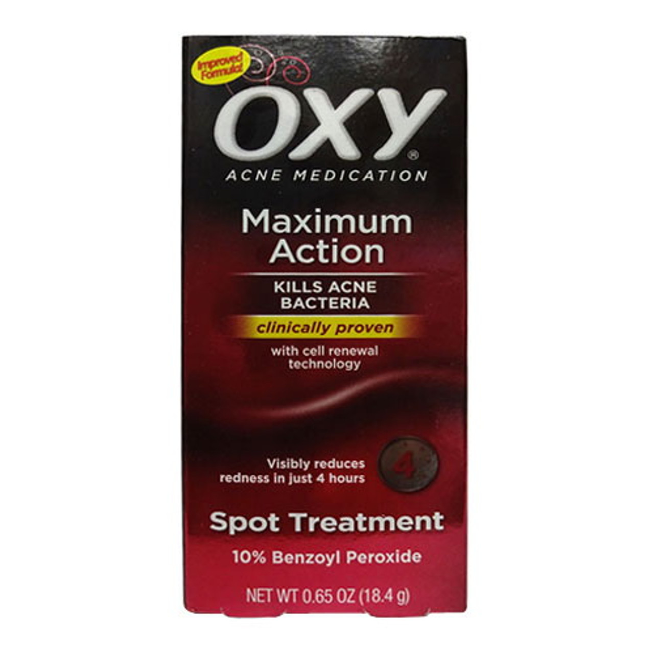 oxy acne medication maximum action spot treatment