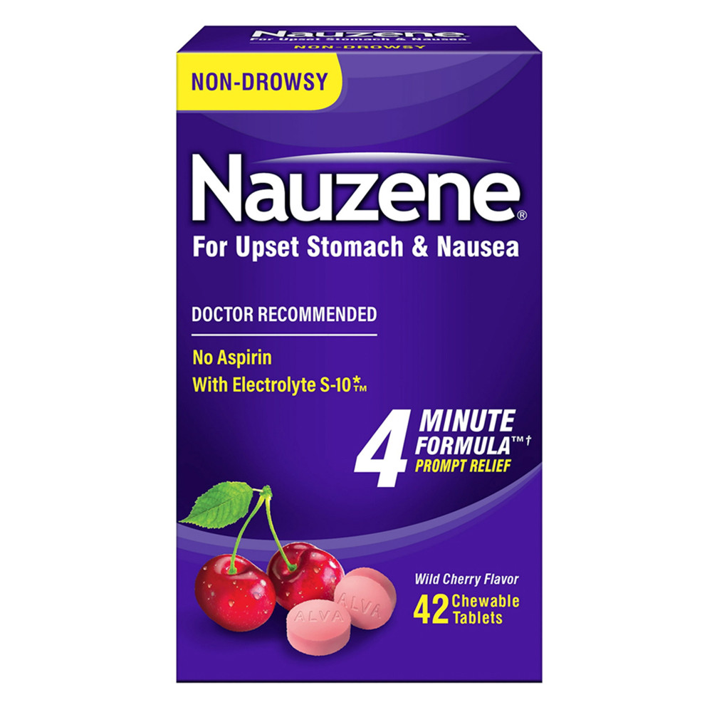N.O.U ザ　サプリ Nauzene For Upset Stomach And Nausea Relief Chewable Tablets, Wild