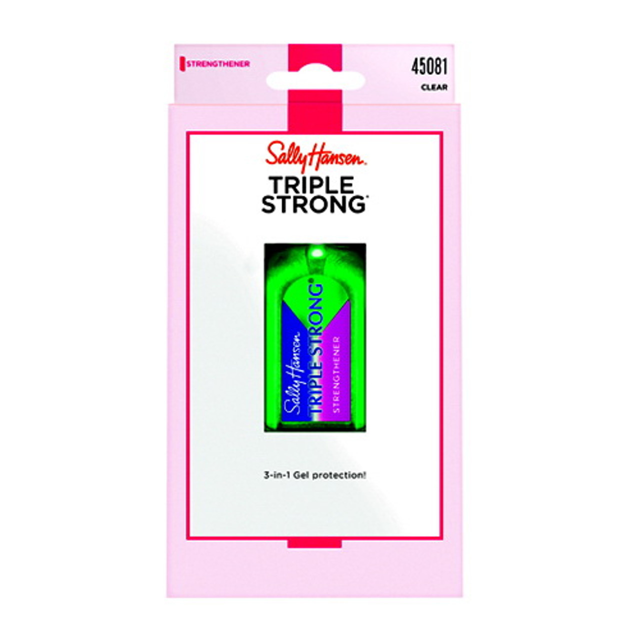 Sally hansen miracle gel Sally Hansen Triple Strong Nail Strengthener, Clear, 0.45 Oz
